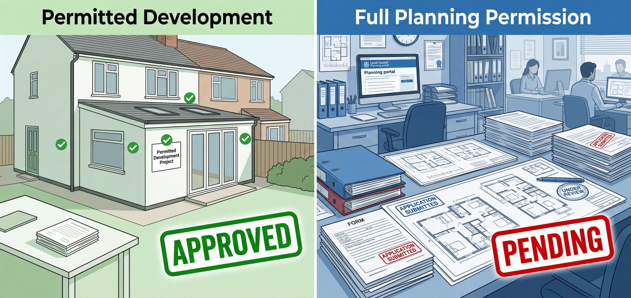 Permitted Development vs Full Planning Permission