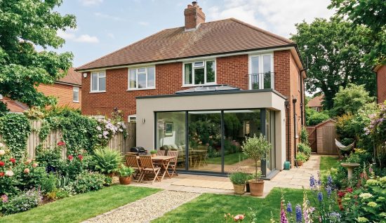 UK Rear Extension House with Rear Garden - Blank Line Architecture.jpg